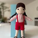 Mi proyecto del curso: Amigurumi: diseño de ropa, pelo y complementos. Een project van Craft, Speelgoedontwerp, Textiel, Haken, Amigurumi y Textielontwerp van Susana Zubieta Oviedo - 10.07.2022