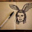 Mon projet du cours : Carnet de croquis illustré au stylo : jouez avec les erreurs. Un projet de Esquisse , Dessin, Carnet de croquis et Illustration à l'encre de gabryann44 - 10.07.2022
