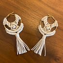 Mi proyecto del curso: Joyería en macramé. Arts, Crafts, Jewelr, Design, Fiber Arts, Macramé, and Textile Design project by Marisel Bosques Rosado - 07.10.2022