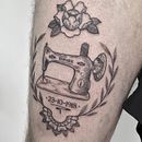 Etching Maschine Singer. Tattoo Design project by mrleon - 06.04.2022
