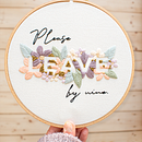 Please leave by nine. Un proyecto de Bordado de Theresa Wensing - 11.07.2022