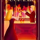 Cocktail in Art Deco Style Ein Projekt aus dem Bereich Traditionelle Illustration, Bildende Künste, Plakatdesign und Digitale Illustration von Saskia - 11.07.2022
