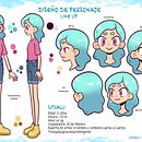 Citlalli: Creación de personajes manga. Un projet de Illustration traditionnelle, Conception de personnages, B, e dessinée , et Manga de Lía Yael Salas Tello - 13.07.2022
