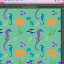 My project for course: Illustrated Pattern Design. Un projet de Design , Illustration traditionnelle, Création de motifs , et Estampe de Jackie Hughes - 12.07.2022