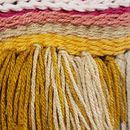 Meu projeto do curso: Tapeçaria decorativa com tear de pregos: explore texturas e volumes Ein Projekt aus dem Bereich Erweiterungsentwicklung, H, werk, Dekoration von Innenräumen, Innenarchitektur, Weben und Textildesign von Letícia Maryê Suzuqui Cunha - 12.07.2022