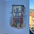 My project for course: Expressive Architectural Sketching with Colored Markers. Un progetto di Bozzetti, Disegno, Illustrazione architettonica, Illustrazione con inchiostro e Sketchbook di Carlo Mascellani - 13.07.2022