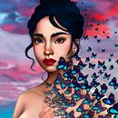 Mi proyecto del curso: Retratos digitales de fantasía con Photoshop. Un progetto di Illustrazione tradizionale, Disegno, Illustrazione digitale, Disegno di ritratti, Disegno digitale e Pittura digitale di Karen Vázquez - 14.07.2022