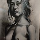 Il mio progetto del corso: Introduzione al ritratto realistico a olio. Artes plásticas, Pintura, e Pintura a óleo projeto de Antonella - 14.07.2022