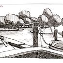 My project for course: Illustrated Diary: Fill Your Sketchbook with Experiences. Un projet de Illustration traditionnelle, Esquisse , Dessin, Carnet de croquis et Illustration à l'encre de Andrea - 14.07.2022