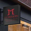 Brand identity design for fictitious client The Modern Luxury Hotel . Un proyecto de Br e ing e Identidad de Laura Gaņina - 07.09.2021