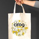 CIFOG TOTEBAG ILLUTRATION. Design, Traditional illustration, and Vector Illustration project by Gerard Serrano Salvi - 07.15.2022