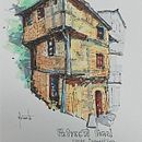 Mi proyecto del curso: Dibujo arquitectónico expresivo con marcadores de colores. Un proyecto de Bocetado, Dibujo, Ilustración arquitectónica, Sketchbook e Ilustración con tinta de magdalena_moranta - 15.07.2022