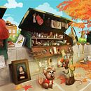 Meu projeto do curso: Criação de cenário ilustrado com Photoshop. Design, Ilustração tradicional, Ilustração digital, Concept Art, Ilustração infantil, e Narrativa projeto de Patrícia Narciso - 15.07.2022