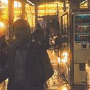 Golden hour in Osaka Train station. Un proyecto de Pintura de Lossapardo - 15.07.2022