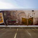 Commissioned mural for Prairie Grove Public Library, Arkansas, USA.. Pintura projeto de Lucas Aoki - 15.07.2022