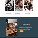 Landing page modificable para peluquerias. Un progetto di Design e Web development di Pedro Rio - 02.07.2022