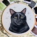 My project for course: Embroidered Pet Portraits: The Thread Painting Technique. Embroider, Naturalistic Illustration, and Textile Design project by jkiralla - 07.16.2022