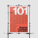 101 Musings, Ramblings and Principles of Brian Collins. Poster Design project by David Libeert - 06.03.2022