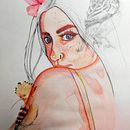 Mi proyecto del curso: Retrato ilustrado en acuarela. Un proyecto de Ilustración tradicional, Bellas Artes, Pintura, Dibujo, Pintura a la acuarela, Dibujo de Retrato y Dibujo artístico de ricardo ramirez - 17.07.2022