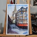 Mi proyecto del curso: Dibujo arquitectónico con acuarela y tinta. Un proyecto de Bocetado, Dibujo, Pintura a la acuarela, Ilustración arquitectónica, Sketchbook e Ilustración con tinta de Calef Pardo - 18.07.2022