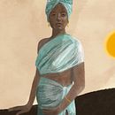 Portrait of a Strong Woman. Un progetto di Disegno di ritratti, Disegno, Disegno artistico, Disegno digitale e Disegno con matite colorate di Jun Szegedi Duffield - 31.01.2021