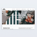 Indi-market home page. Projekt z dziedziny  e-commerce, Web design i UX / UI użytkownika Maria Pia Premoli - 18.07.2022