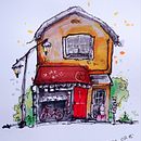 My project for course: Expressive Architectural Sketching with Colored Markers. Esboçado, Desenho, Ilustração arquitetônica, Sketchbook e Ilustração com tinta projeto de palyikdora - 18.07.2022