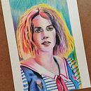 Mi proyecto del curso: Retrato realista con lápices de colores. Ilustração tradicional, Artes plásticas, Desenho a lápis, Desenho, Desenho de retrato, Desenho realista, Desenho artístico, e Desenho com lápis de cor projeto de Andres Lopez Jaramillo - 19.07.2022