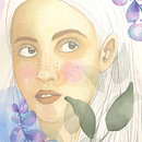 Mi proyecto del curso: Retrato ilustrado en acuarela. Traditional illustration, Fine Arts, Painting, Drawing, Watercolor Painting, Portrait Drawing, and Artistic Drawing project by Roma Y. - 07.19.2022