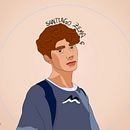 Personaje de mi novela. Un projet de Illustration traditionnelle, Conception de personnages , et Design graphique de Paulina Chong - 12.12.2021