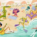 My voice Ein Projekt aus dem Bereich Kinderillustration, Traditionelle Illustration, Digitale Illustration und Bilderbücher von irene_saluzzi - 20.07.2022