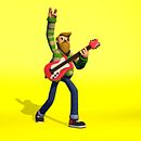 Mi proyecto del curso: Diseño de personajes en Cinema 4D: del boceto a la impresión 3D. Ilustração tradicional, 3D, Animação 3D, e Design de personagens 3D projeto de José Luis Peña - 20.07.2022