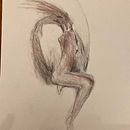 My project for course: Contemporary Drawing of the Human Figure . Ilustrasi tradisional, Seni Rupa, Menggambar, Menggambar Artistik, Lukisan Akrilik, Dan Gambar Gambar proyek oleh cappiellolou - 07.21.2022