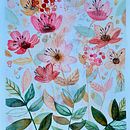 Mein Kursprojekt: Blumenkompositionen mit Aquarell: Verbinde dich mit der Natur. Un projet de Illustration traditionnelle, Peinture, Aquarelle et Illustration botanique de Nena Kardel - 22.07.2022