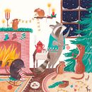 Christmas and winter illustrations . Traditional illustration project by Cécile Berrubé - 07.22.2022