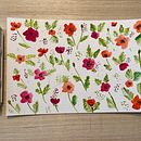 My project for course: Vibrant Floral Patterns with Watercolors. Un progetto di Illustrazione tradizionale, Pattern design, Pittura ad acquerello e Illustrazione botanica di timea_talata - 24.07.2022