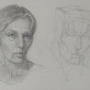 My project for course: Graphite Drawing Techniques for Planar Portraiture. Fine Arts, Sketching, Drawing, Portrait Drawing, Realistic Drawing, and Artistic Drawing project by Laura Natusch - 07.24.2022