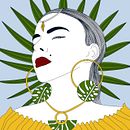 Female portraits and emotions. Un proyecto de Ilustración tradicional, Bellas Artes, Diseño gráfico y Dibujo de Ana-Maria Ghinita - 26.07.2022