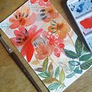 Mon projet du cours : Aquarelle florale créative : renouez avec la nature. Een project van Traditionele illustratie, Schilderij, Aquarelschilderen y  Botanische illustratie van Andreina GilSantander - 27.07.2022