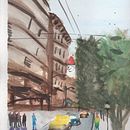 Mi proyecto del curso: Paisajes urbanos en acuarela. Un projet de Beaux Arts, Aquarelle et Illustration architecturale de Miguel Pineda - 28.07.2022
