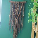 Meu projeto do curso: Introdução à tapeçaria em macramê . Design accesoriu, Arte și meșteșuguri, Arte din fibre, Macramé și Design textil de Priscila Lacerda - 07.18.2022