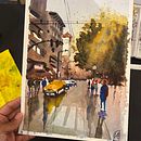 My project for course: Urban Landscapes in Watercolor . % atilla aydemir tarafından hazırlanan Güzel sanatlar, Sulubo, a Resim, Mimari İllüstras, Ve on projesi - 07.29.2022