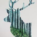 Mein Kursprojekt: Naturinspirierte Aquarellmalerei mit Double Exposure. Ilustração tradicional, Pintura em aquarela, Desenho realista e Ilustração naturalista projeto de Katherina - 30.07.2022