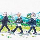 Exo CBX fanart . % Nisha Amin tarafından hazırlanan Geleneksel illüstras, Ve on projesi - 10.22.2020