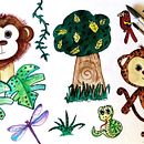Meu projeto do curso: Ilustração vetorial de padrões a partir do zero. Een project van  Ontwerp, Traditionele illustratie, Patroonontwerp y Printen van Carulina De Mesquita Manzi - 01.08.2022