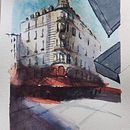 Il mio progetto del corso: Disegno architettonico con acquerello e inchiostro. Un progetto di Bozzetti, Disegno, Pittura ad acquerello, Illustrazione architettonica, Sketchbook e Illustrazione con inchiostro di Gianluigi Cignarella - 01.08.2022