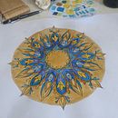 My project for course: Introduction to Islamic Art: Create Biomorphic Patterns. Painting, Pattern Design, Drawing, Watercolor Painting & Ink Illustration project by aluuu - 07.31.2022