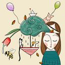 My project for course: Artistic Illustration: Draw from Your Imagination. Traditional illustration, Painting, Creativit, Pencil Drawing, and Drawing project by Giulia Panto - 08.02.2022