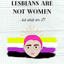 Zine Lesbians Are Not Women... But What Am I? . Desain Editorial proyek oleh Ezra - 05.01.2022