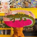 Croc n' Chicks. Design, Arts, Crafts, Fine Arts, Creativit, Interior Decoration, Fiber Arts, and Textile Design project by Hanna Eidson - 04.13.2023
